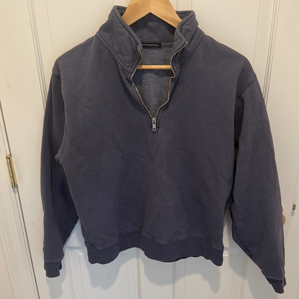 Brandi Melville quarter zip sweatshirt